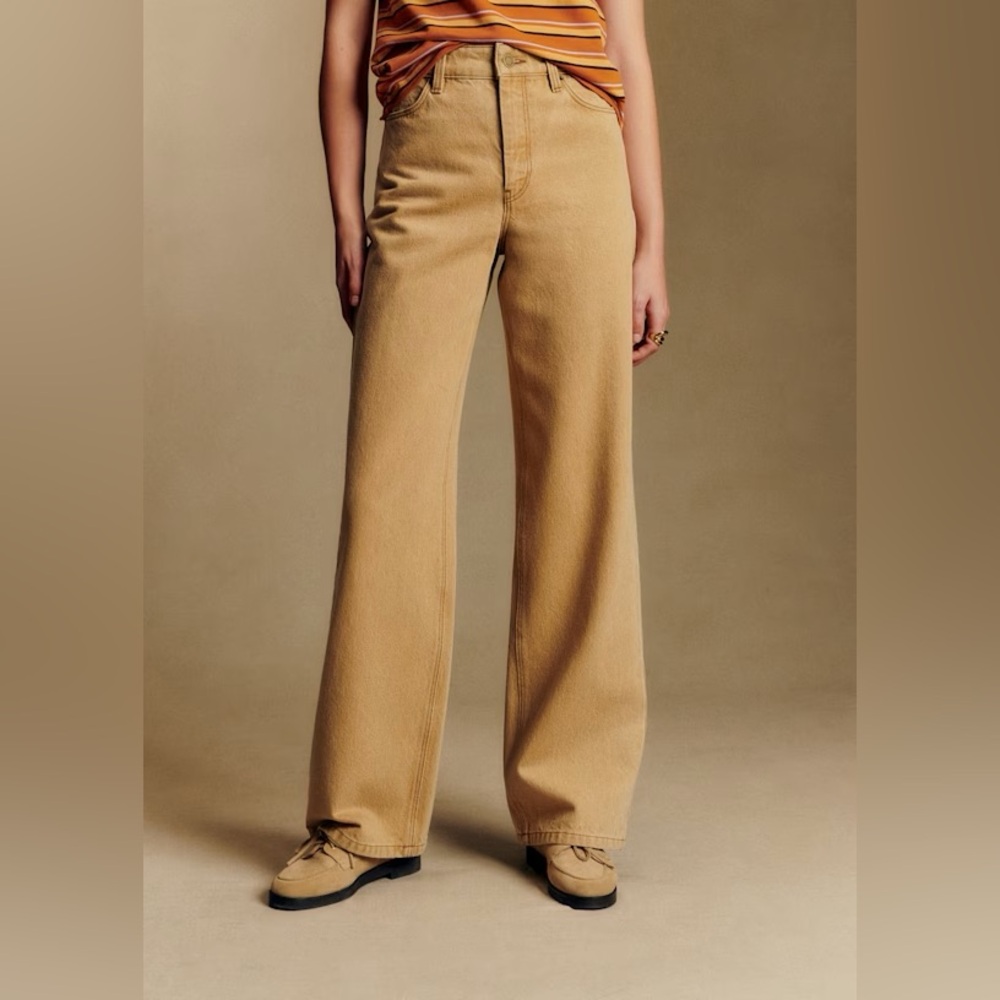 Sezane THE WIDE LEG TROUSERS Size 8